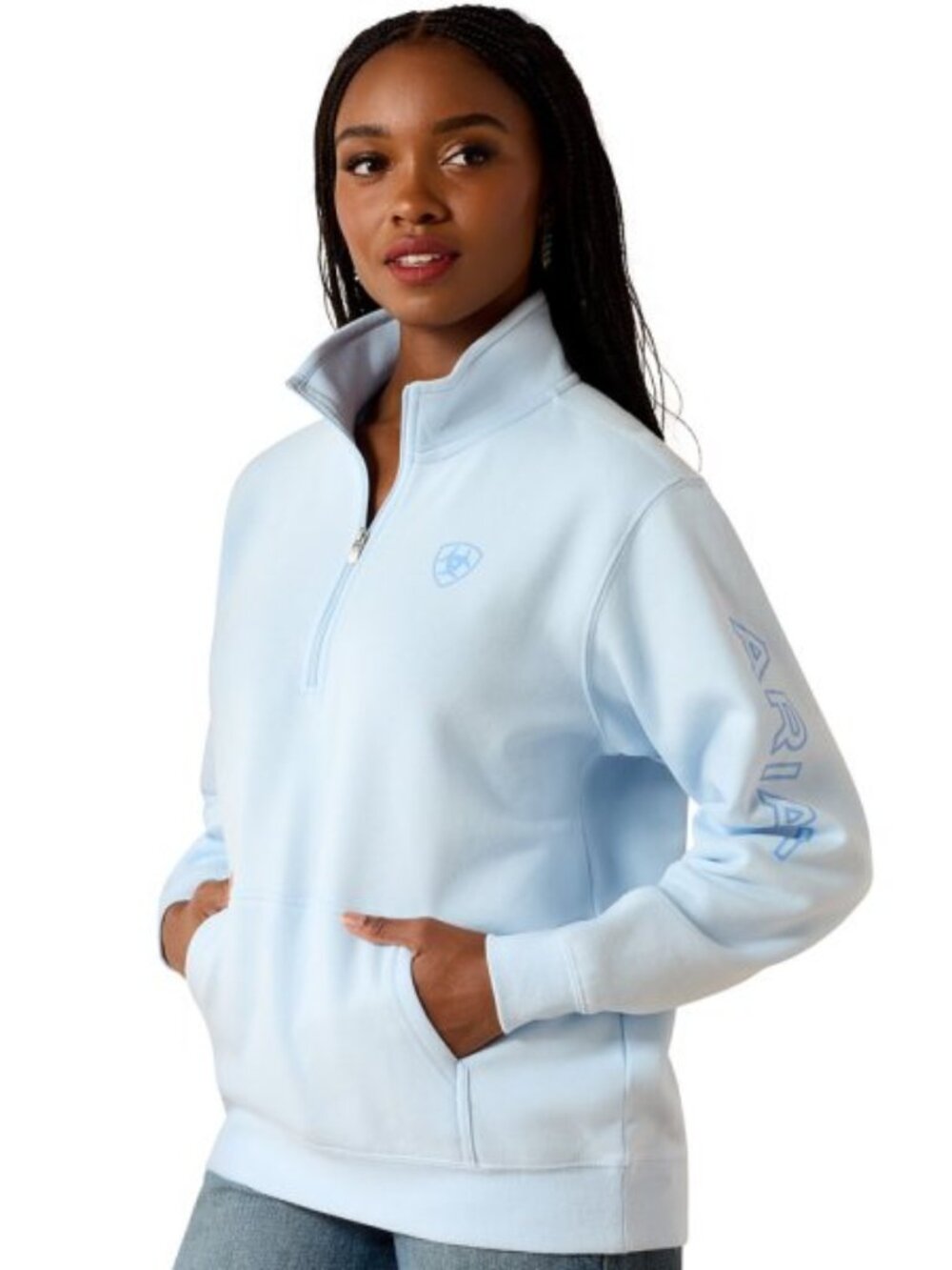 Women's Foundation Logo 1/2 Zip Sweatshirt | NWT